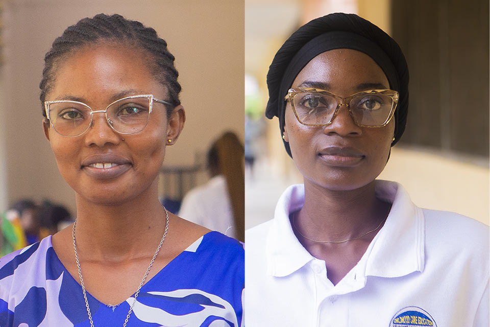 Rita Boakyewaa and Lois Danso-Kumi