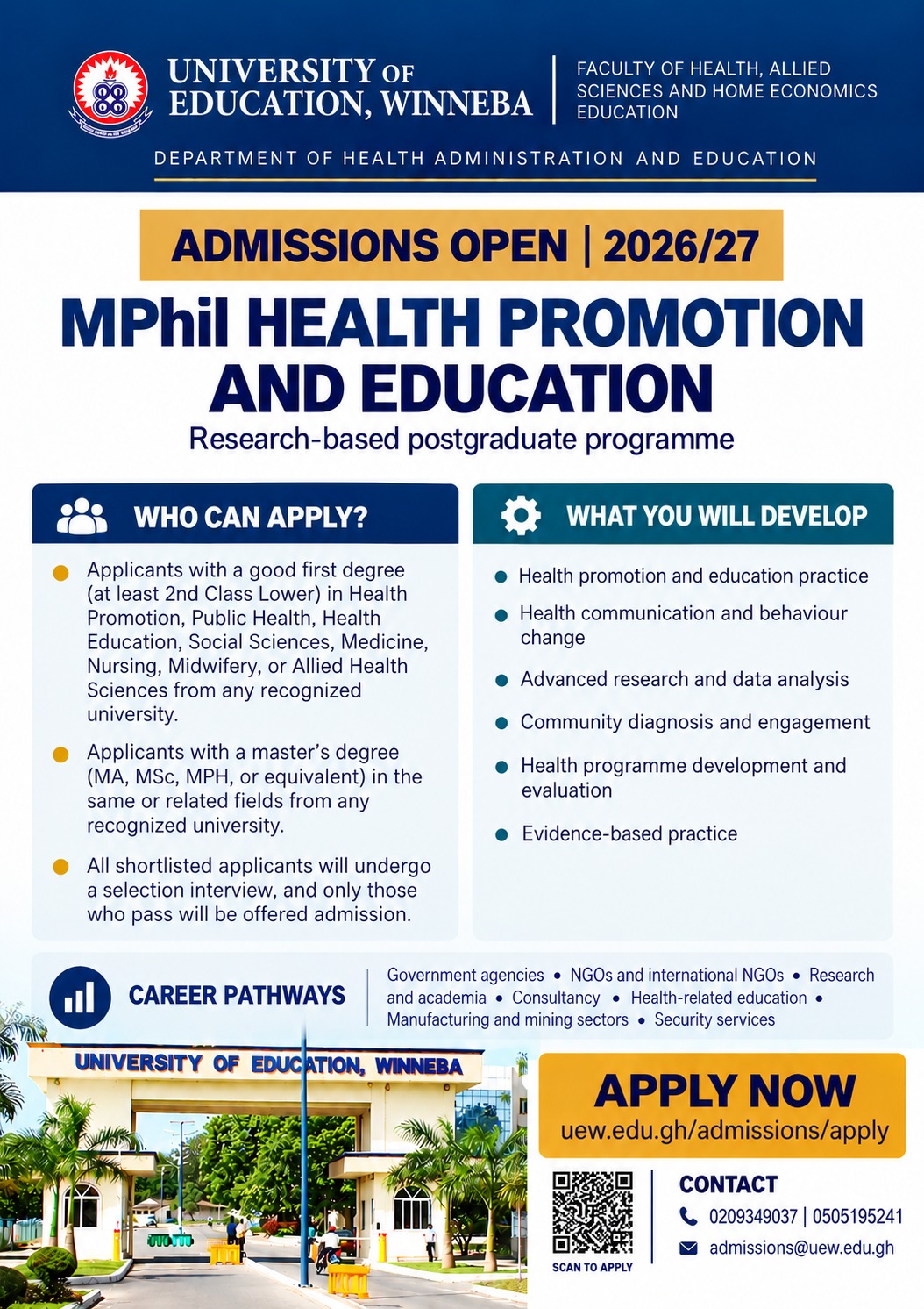 Programme flyer
