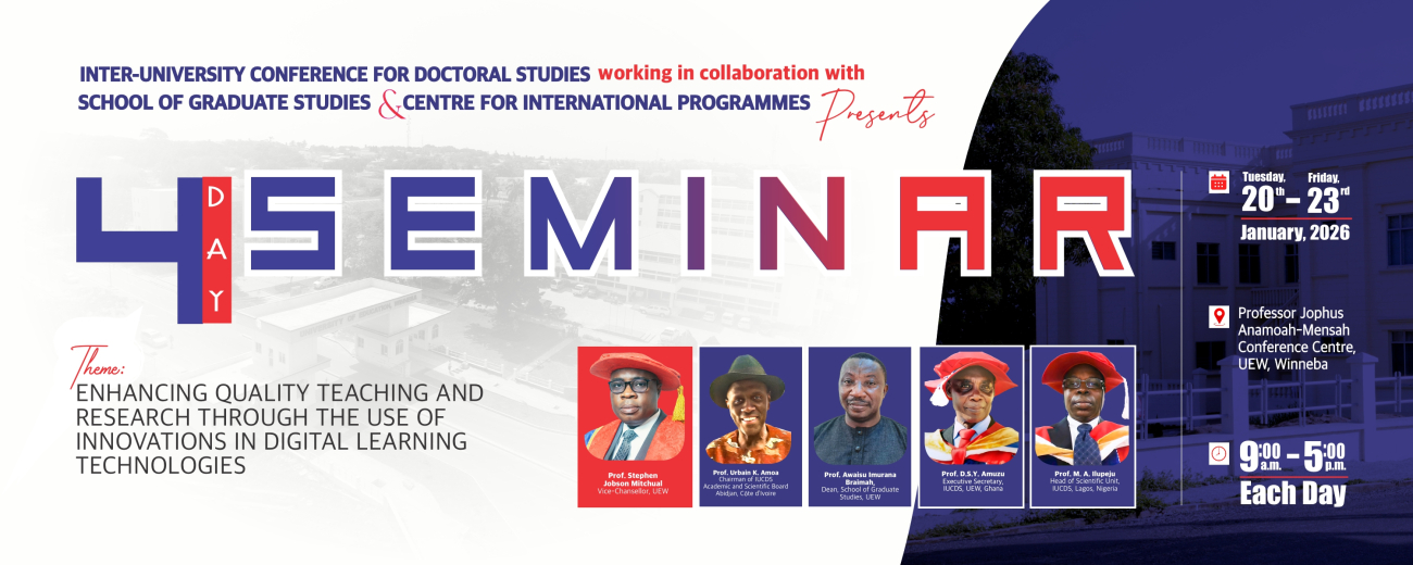 4-Day Inter-University Doctoral Seminar (IUCDS 2026)