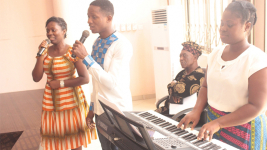 A musical interlude by students from the Department of Music Education 