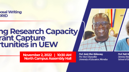Building Research Capacity and Grant Capture Opportunities in UEW