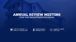 Annual Review Meeting of the Registrar’s Offices