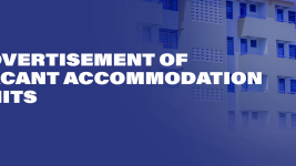 Advertisement of Vacant Accommodation Units