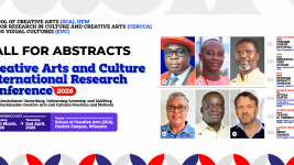 Call for Abstracts | Creative Arts and Culture International Research Conference