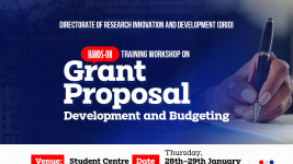 Two-Day Hands-On Training Workshop on Grant Proposal Development and Budgeting