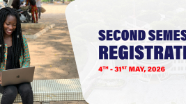 REGISTRATION FOR SECOND SEMESTER