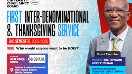 First Inter-Denominational Thanksgiving Service