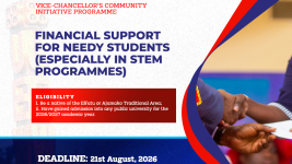 VCCIP | Financial Support for Needy Students