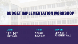 Budget Implementation Workshop