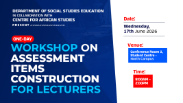 Workshop on Assessment Item Construction