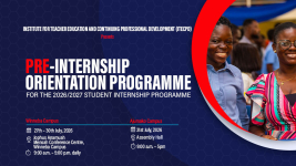 Pre-Internship Orientation Programme for Level 300 students
