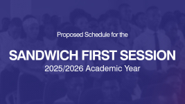 Approved Schedule for the Sandwich First Session 2025/2026 Academic Year