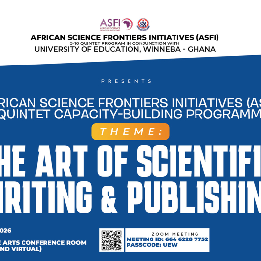 African Science Frontiers Initiatives (ASFI) Quintet Capacity-Building Programme