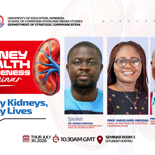 Department of Strategic Communication to Hold Kidney Health Awareness Seminar