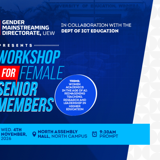 Gender Mainstreaming Directorate to Hold Workshop for Female Senior Members on AI in Higher Education