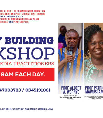 Capacity Building Workshop for Health and Media Practitioners