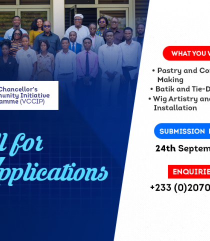 Call for Applications | The UEW Vice-Chancellor's Community Initiative