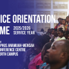 Pre-Service Orientation Programme | 2025/2026 Service Year