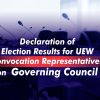 Declaration of Election Results for UEW Convocation Representatives on Governing Council