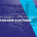 Declaration of Nominations | UTAG-UEW Elections 